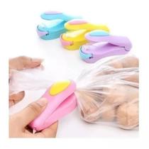 Mini Máquina Seladora Plástico Embalagem Fecha E Lacra