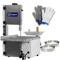 Mini Máquina Serra Fita Carne Ossos com Moedor Lâmina Luva Mini Máquina Serra Fita Carne Ossos com Moedor Lâmina Luva