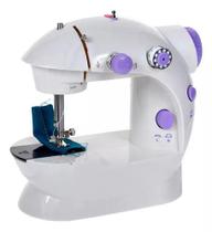 Mini Maquina Straight Sewing Machine SM-202A Branca