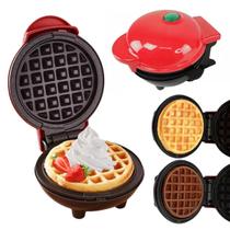 Mini Máquina Waffles Maker Antiaderente Profissional Grill