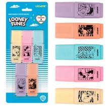 Mini marca texto pastel - looney tunes - 5 cores - leo & leo Mini marca texto pastel - looney tunes - 5 cores - leo & leo