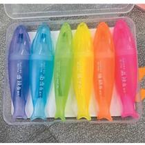 Mini Marca Texto Peixinho 6 Cores BC-736