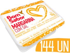 Mini Margarina Bom Sabor Com Sal Blister Sache Pote 10g - 144und