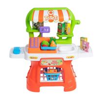 Mini Market Mercadinho com Acessórios Brinquedo Educativo - Tateti - 3 anos