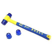 Mini Martelo Marreta De Borracha Cabo Fibra 160g