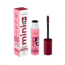 Mini Máscara de Cílios Vizzela No Panda Cherry Bordô 3g