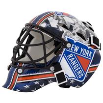 Mini máscara de goleiro de hóquei Franklin Sports New York Rangers NHL