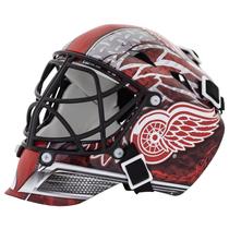 Mini máscara de goleiro de hóquei Franklin Sports NHL Detroit Red Wings