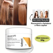 Mini Máscara UTI 30g - Reconstrução Profunda e Fortalecimento Capilar Gaboni
