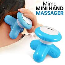 Mini Massageador Corporal Portátil A Pilha Ou Usb 3 Pontas - Mimo