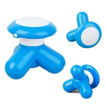 Mini Massageador Corporal Portátil Recarregável Usb Pilha Azul Mini Massageador Corporal Portátil Recarregável Usb Pilha Azul