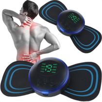 Mini Massageador Elétrico Profissional Fisioterapia EMS Recarregável Portátil Massagem Costas Coluna Pescoço Cervical Lombar - Tailored Brasil