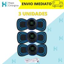 Mini Massageador EMS: Alívio Instantâneo Para Pescoço e Ombros Portátil e Eficaz - Blue