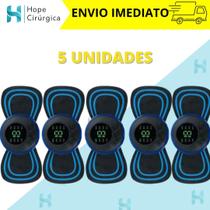 Mini Massageador EMS: Alívio Instantâneo Para Pescoço e Ombros Portátil e Eficaz