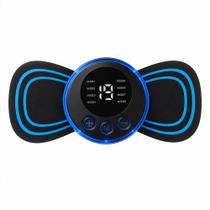 Mini Massageador EMS Portátil para Alívio Muscular 8 Modos e 19 Intensidades