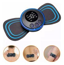 Mini Massageador Muscular Elétrico Portátil Recarregável Fisioterapia Relaxamento Preto Mini Massageador Muscular Elétrico Portátil Recarregável Fisioterapia Relaxamento Preto