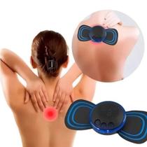 Mini massageador portátil EMS para pescoço, lombar e corpo. Relaxamento instantâneo