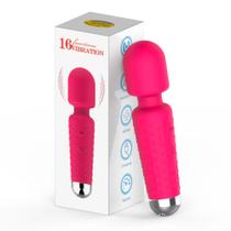 Mini massageador varinha mágica com 16 vibração t/ aveludado