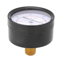 Mini medidor de pressão do vácuo do ar do seletor, manômetro do medidor, 0-30 Polegada, 0-1Bar, 50mm