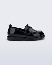 Mini Melissa Babê Royal Preto Metalizado Sapatilha Mini Melissa Babê Royal Preto Metalizado Sapatilha