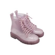 Mini Melissa Coturno Infantil Rosa Glitter