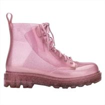 Mini Melissa Coturno Infantil Rosa Glitter