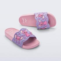 Mini Melissa Flowing Slide Personagens Disney Original Infantil Stitch Angel Aryel 37878 - Mini Melissa Flowing Slide Personagens Disney Original Infantil Stitch Angel Aryel 37878 -