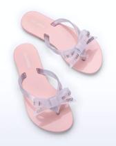Mini Melissa Harmonic M-Lover Infantil 35806 Chinelo com Laço Delicado Cores Novas Lançamento