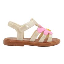 Mini Melissa Hip Bloomy Baby Marrom Rosa