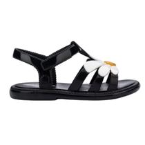 Mini Melissa Hip Bloomy Baby Preto Branco