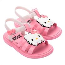 Mini Melissa Hip + Hello Kitty Sandália Versátil