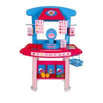 Mini Mercadinho Barbie Chef brinquedo comidinhas - Cotiplas