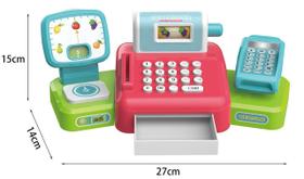 Mini Mercadinho Caixa Registradora Infantil Brinquedo