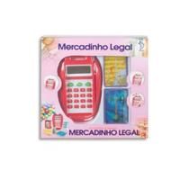 Mini Mercadinho Legal - Com Cartões E Calculadora - Fênix - Fenix Brinquedo