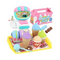 Mini Mercado de Brinquedo com Caixa Registradora e Carrinho de Compras