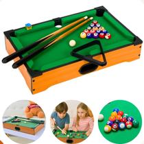 Mini Mesa Bilhar Sinuca Snooker Criança Infantil Brinquedo