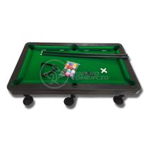 Mini Mesa de Bilhar Infantil Luxury Billards 54x30 Sinuca Divertida com Bolas Coloridas e Numeradas