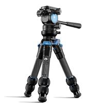 Mini mesa de fibra de carbono com tripé Sirui AM-223L com AT-10