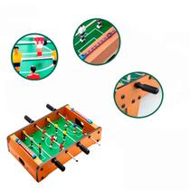 Mini Mesa de Futebol Totó Pebolim 51cm Brincadeira Diversão
