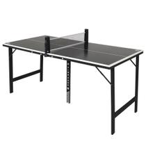 Mini Mesa de Ping-Pong Full Black com Kit 1 Rede Retratil + 2 Raquetes + 3 Bolinhas - Bel Mini Mesa de Ping-Pong Full Black com Kit 1 Rede Retratil + 2 Raquetes + 3 Bolinhas - Bel