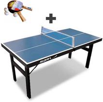 MINI MESA DE PING PONG Júnior MDP 12mm 1003 KLOPF + Kit 2 Raquetes e 3 Bolinhas klopf 5055 MINI MESA DE PING PONG Júnior MDP 12mm 1003 KLOPF + Kit 2 Raquetes e 3 Bolinhas klopf 5055