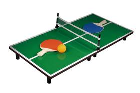 Mini Mesa de Ping Pong Mesa de Tenis 90X40 com Rede e Raquetes