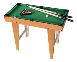 Mini Mesa de Sinuca Bilhar 64 cm com Tacos e Bolas Verde Snooker Mini Mesa de Sinuca Bilhar 64 cm com Tacos e Bolas Verde Snooker