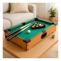 Mini Mesa De Sinuca Infantil Portátil Kit Completo Educativo