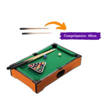 Mini Mesa de Sinuca Portátil Brinquedo Bilhar Snooker