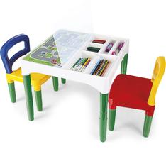 Mini Mesa Infantil Didática para Atividades com Cadeiras