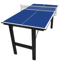 Mini mesa para ping pong com kit de suporte para rede e rede Mini mesa para ping pong com kit de suporte para rede e rede
