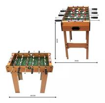 Mini Mesa Pebolim Totó 60cm Pé Alto Futebol 18 Jogadores - 99