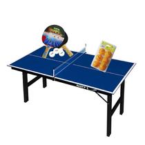 MINI MESA PING PONG Júnior MDP 12mm 1003 KLOPF + Kit 5055 + Kit 6 Bol. Laranja MINI MESA PING PONG Júnior MDP 12mm 1003 KLOPF + Kit 5055 + Kit 6 Bol. Laranja