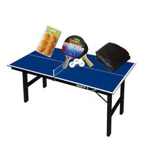 MINI MESA PING PONG Júnior MDP 12mm 1003 KLOPF + Kit 5055 + Kit 6 Bolinhas Laranja + Capa MINI MESA PING PONG Júnior MDP 12mm 1003 KLOPF + Kit 5055 + Kit 6 Bolinhas Laranja + Capa